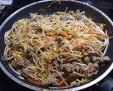 ひき肉と豆もやしのピリ辛炒め作り方8写真
