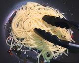 青さ海苔のペペロンチーノ作り方5写真