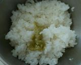 わさびと鰹節のおにぎり作り方1写真