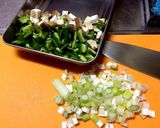 ダイエット　豆腐料理　主食　チャーハン風作り方1写真