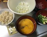 ナムルとアボカドのスパイスチャーハン作り方1写真