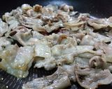 豚バラとなすと小松菜のあんかけ焼きそば作り方3写真