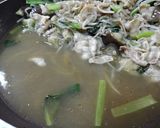 豚バラとなすと小松菜のあんかけ焼きそば作り方6写真