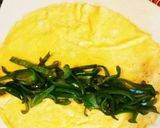 美味しい！ピーマン入り卵焼き♪作り方3写真