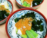 メープルで簡単酢味噌☆ねぎとワカメのぬた作り方6写真