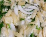 ほんのりごま油♪簡単！大根葉の味噌汁作り方5写真