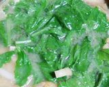 ほんのりごま油♪簡単！大根葉の味噌汁作り方6写真
