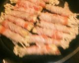 エノキ豚肉ロールオニオンソース焼き作り方4写真