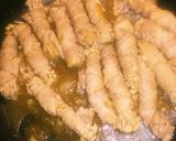 エノキ豚肉ロールオニオンソース焼き作り方5写真