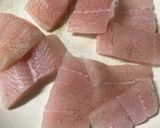白身魚と秋野菜の甘酢あん作り方1写真