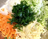 たこ焼き風　低糖質　おからの野菜団子揚げ作り方3写真