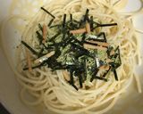 お茶漬けツナパスタ作り方2写真