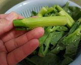 カイランのオイスターソース和え作り方1写真