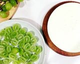 シャインマスカットのレアチーズケーキ作り方18写真