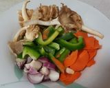 ブラックペッパーチキン(鶏肉黒胡椒炒め)作り方1写真