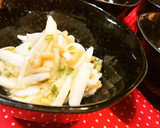 １分★簡単【水菜とカニカマのなめ茸和え】作り方10写真