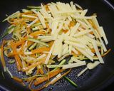 簡単！シャキシャキポテトのカレー醤油作り方2写真
