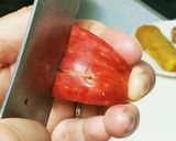お弁当★りんご飾り切り作り方3写真