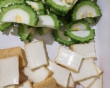 ゴーヤと厚揚げのおかか醤油炒め作り方1写真