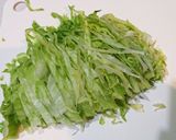 レンジで超簡単！肉巻きレタスポン酢作り方1写真