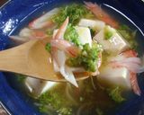 ブロッコリーのこぶおろし温豆腐作り方11写真