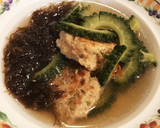 ゴーヤととりつくねのスープ煮作り方6写真