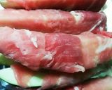 茄子の豚肉巻き作り方1写真