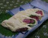 生湯葉の鮪巻き作り方14写真