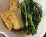 簡単！水菜と厚揚げのサッと煮。作り方3写真