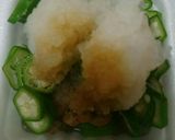 オクラ納豆のおろし酢作り方2写真