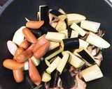 簡単！茄子と舞茸のトマト煮込み作り方5写真