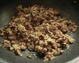 簡単10分★ひき肉とナスのなめたけ丼作り方4写真