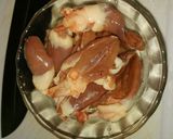 ☆鶏ハツとブロッコリーの茎の塩炒め☆作り方2写真