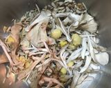 照チキ舞茸ごはん作り方1写真