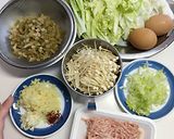 辛・酸【搾菜・挽肉・玉子の食べるスープ】作り方3写真