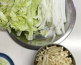 辛・酸【搾菜・挽肉・玉子の食べるスープ】作り方6写真