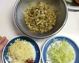 辛・酸【搾菜・挽肉・玉子の食べるスープ】作り方5写真
