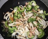 ゴーヤのチーズカレー風味春巻き作り方2写真