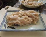 簡単下ごしらえのホタテ貝ひもお刺身作り方4写真