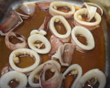 どんこ椎茸と里芋とイカの煮物作り方3写真