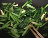 簡単副菜　チンゲンサイと塩昆布の卵あん作り方3写真