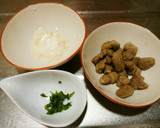 犬ご飯　骨ごとマグロのとろろかけ作り方1写真