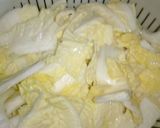 クッキングｼｰﾄで白菜と鮭のレンジ蒸し作り方1写真