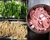 ジンギスカンのタレで簡単✨青椒肉絲作り方1写真