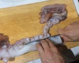塩揉み無し水ダコポン酢やくぜんたく作り方3写真