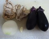 秋の味覚♡茄子＆きのこペペロンチーノ作り方1写真