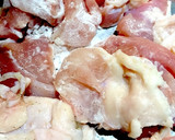 とろ～りなすと鶏もも肉のにんにくみそ炒め作り方3写真