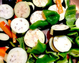 とろ～りなすと鶏もも肉のにんにくみそ炒め作り方4写真