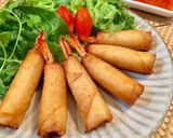 簡単！本格タイ料理☆エビ春巻き作り方8写真