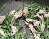 鶏胸肉とインゲン豆のタイ風炒め作り方5写真